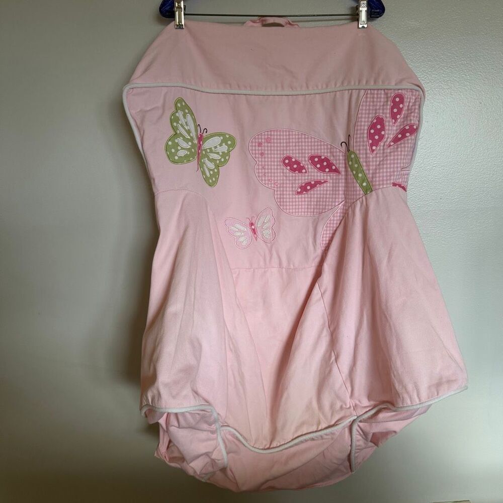 Pottery Barn Anywhere Chair Slipcover Pink Butterfly